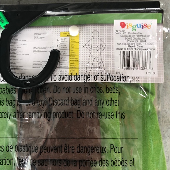 Nintendo Link Zelda Kids Costume! New! - Picture 4 of 5